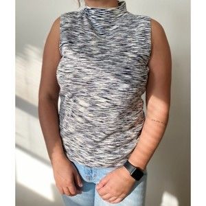 Nine West Sleeveless Mockneck Tank Top New With Tags